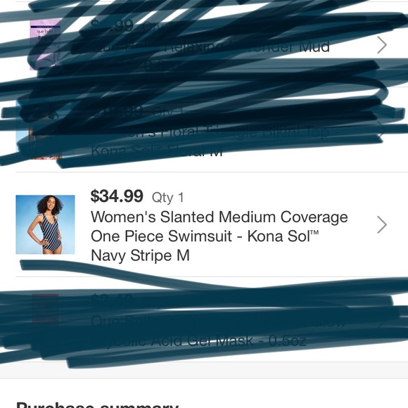 LAST CALL 🚨 Kona Sol Navy White Nautical Stripe Crossback One Piece Medium - Picture 8 of 8